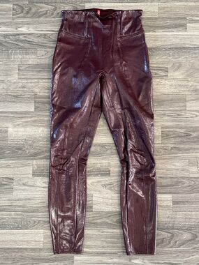 Spanx faux patent leather leggings women’s sz S